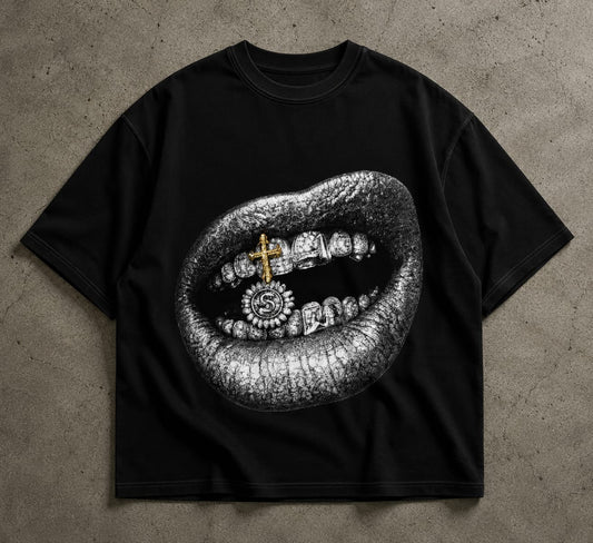 Gilded Bite Oversized T-Shirt