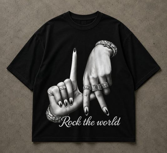 Rock The World Oversized T-Shirt
