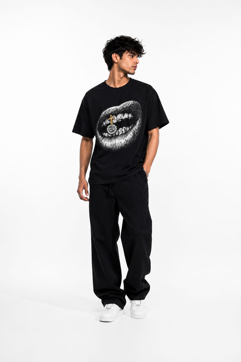 Gilded Bite Oversized T-Shirt