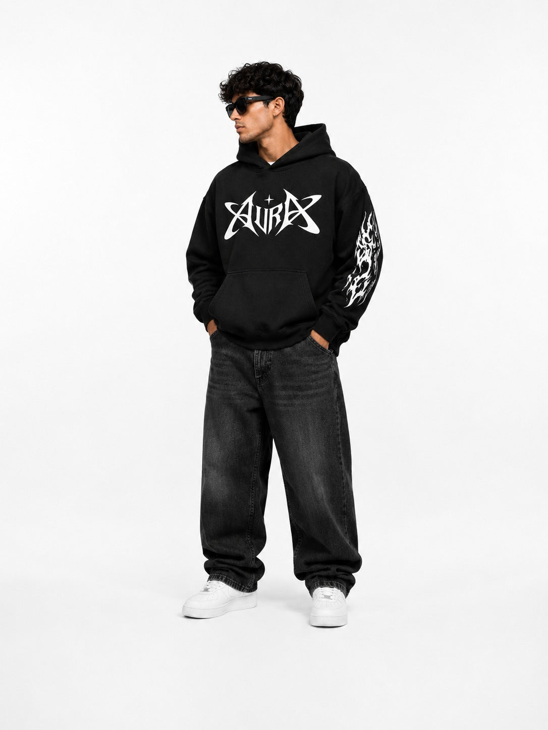 Aura Inferno Oversized Hoodie
