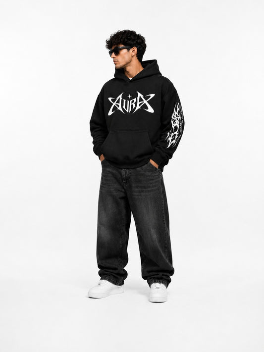 Aura Inferno Oversized Hoodie