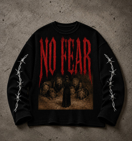 No Fear Waffle Knit Full Sleeve