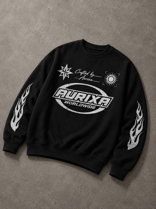 Aurixa Worldwide Oversized Sweatshirt