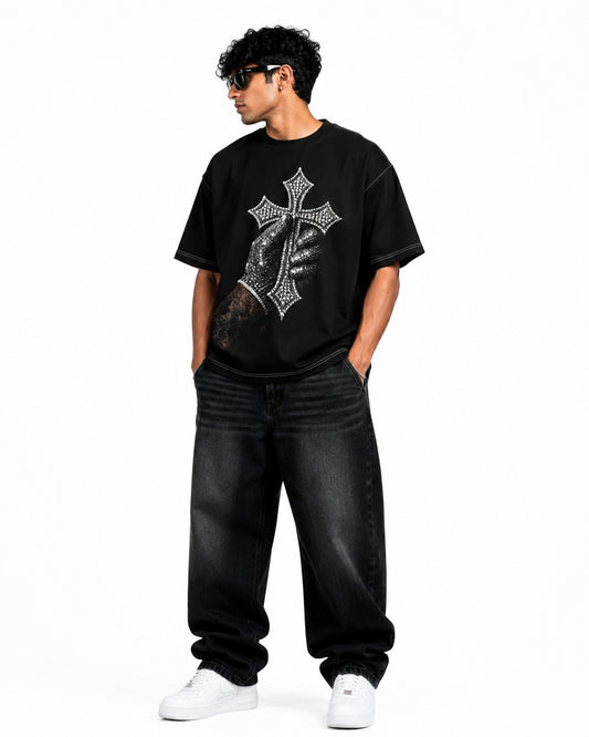 Sacred Cross Oversized T-Shirt